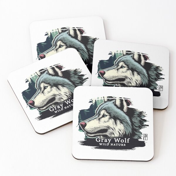 Artikelvorschau, Grauer Wolf - WILDE NATUR - WOLF -2 entworfen und verkauft von ArtProjectShop.