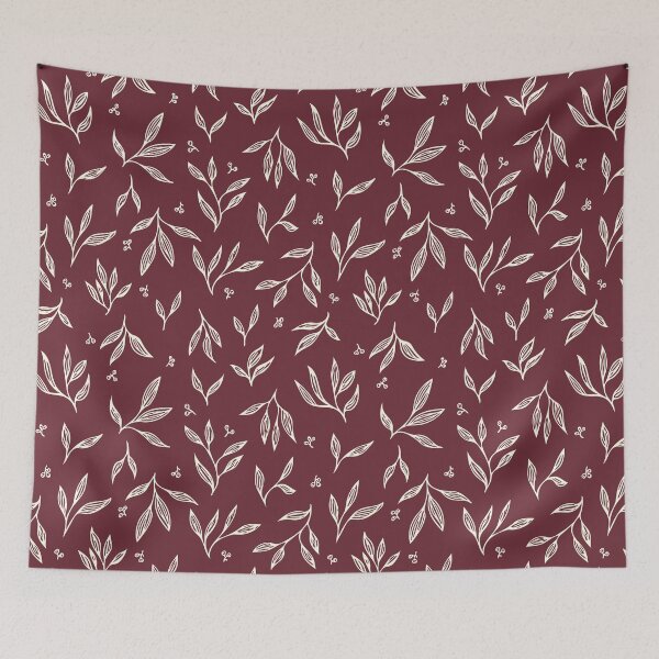 Item preview, Eucalypt euphoria - loose leaf (with gumnuts) deep red designed and sold by Pxycrafts.
