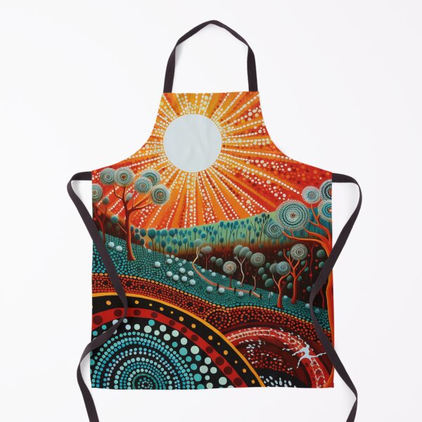 Item preview, Aboriginal Inspired Dot Art - Sunrays designed and sold by GrinGalore.