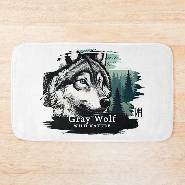 Artikelvorschau, Grauer Wolf - WILDE NATUR - WOLF -4 entworfen und verkauft von ArtProjectShop.