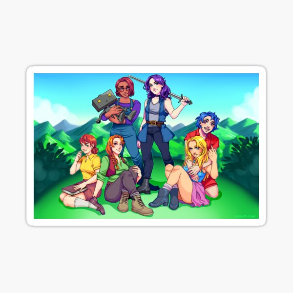 Aperçu de l'œuvre Stardew Valley Filles créée et vendue par cricketbat.
