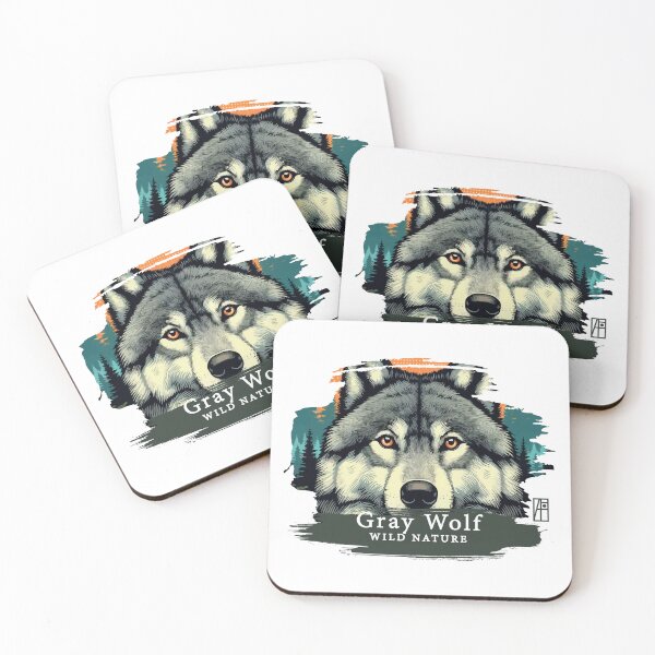 Artikelvorschau, Grauer Wolf - WILDE NATUR - WOLF -6 entworfen und verkauft von ArtProjectShop.