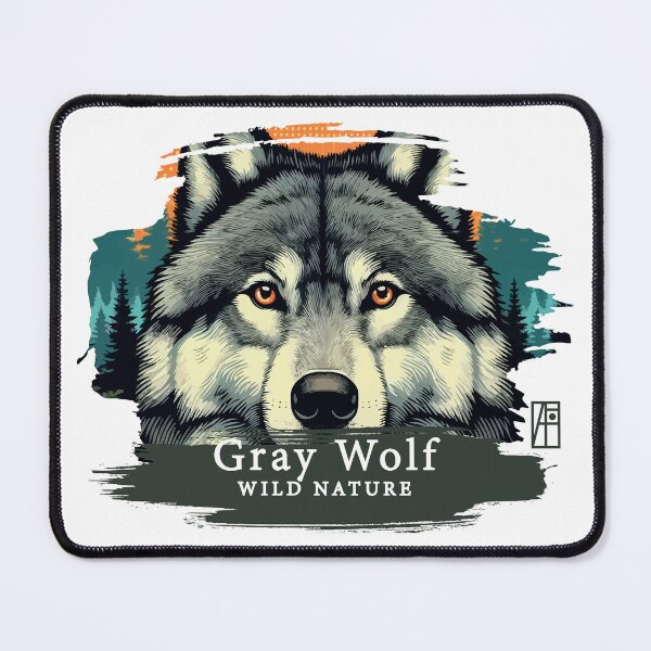 Artikelvorschau, Grauer Wolf - WILDE NATUR - WOLF -6 entworfen und verkauft von ArtProjectShop.