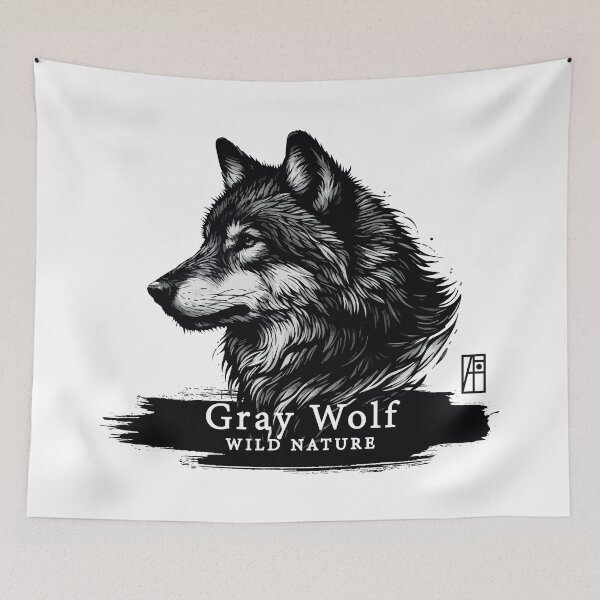 Item preview, Gray Wolf - WILD NATURE - WOLF -7 designed and sold by ArtProjectShop.