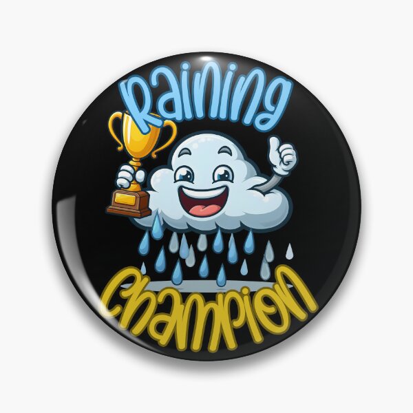 Item preview, Raining Champion Funny Cloud Cartoon designed and sold by André Botes.