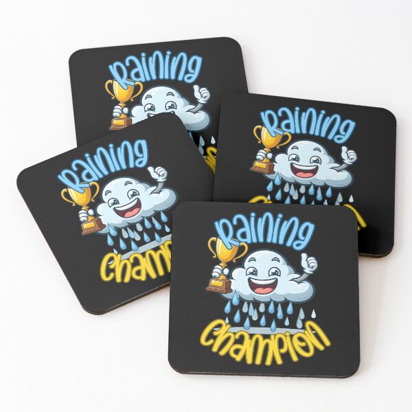 Item preview, Raining Champion Funny Cloud Cartoon designed and sold by André Botes.