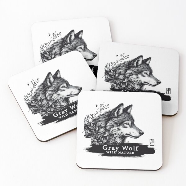 Artikelvorschau, Grauer Wolf - WILDE NATUR - WOLF -8 entworfen und verkauft von ArtProjectShop.