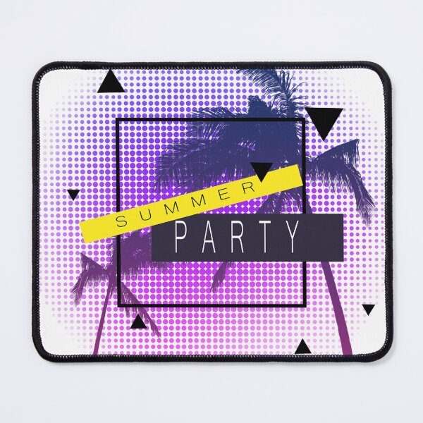 Item preview, Modern palm trees and geometric designed and sold by ShopMaxiDesigns.