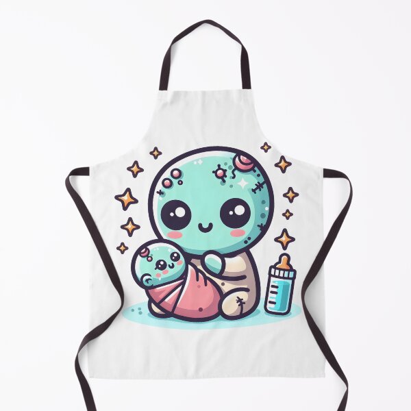 Item preview, Kawaii Gentle Zombie With Baby designed and sold by CanvasCutie.