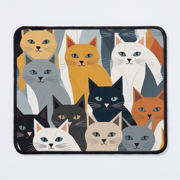 Item preview, RogerPattern - "Whimsical Whiskers: Kitten Art" designed and sold by RogerPattern.