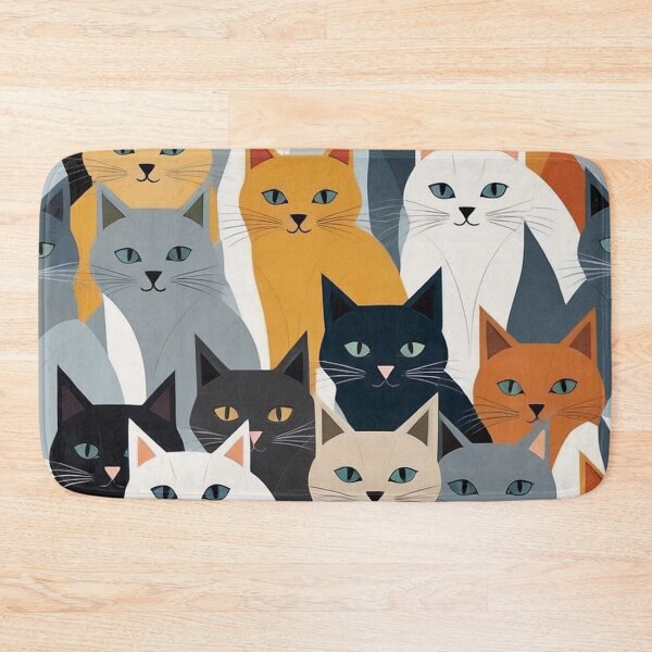 Item preview, RogerPattern - "Whimsical Whiskers: Kitten Art" designed and sold by RogerPattern.