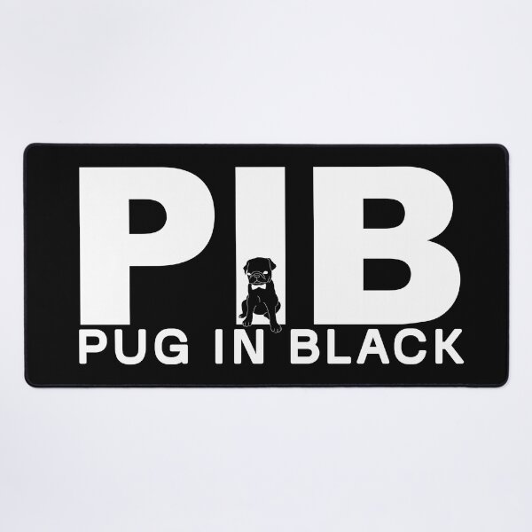 Item preview, Pug in Black - Hilarious Parody Tee designed and sold by Fun Funky Designs.
