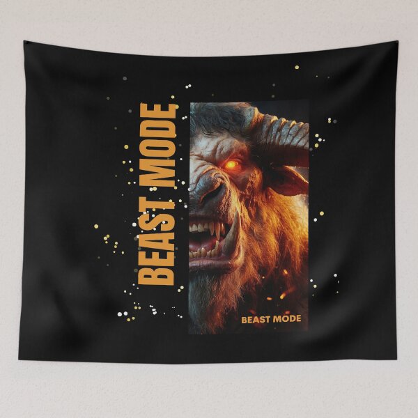 Item preview, Beast Mode Minotaur designed and sold by Moriarty's Digital Visions.