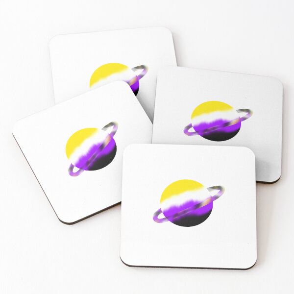 Item preview, Non binary pride planet designed and sold by 4llenangel.