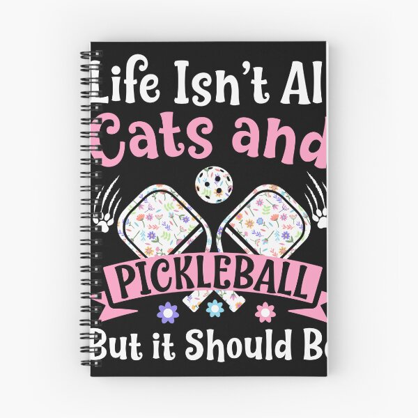 Item preview, Womens Cats and Pickleball Funny Pickleball Player designed and sold by BlueBerry-Pengu.