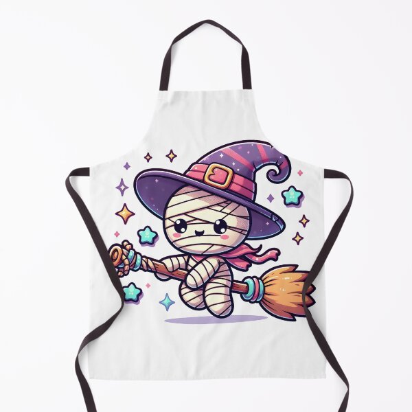 Item preview, Kawaii Mystical Mummy With Witch Hat designed and sold by CanvasCutie.