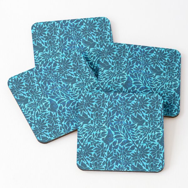 Item preview, Blue On Blue Blooms & Birds designed and sold by Rochelle Carr.