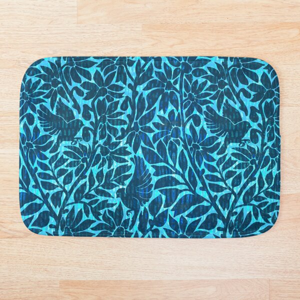 Item preview, Blue On Blue Blooms & Birds designed and sold by Rochelle Carr.