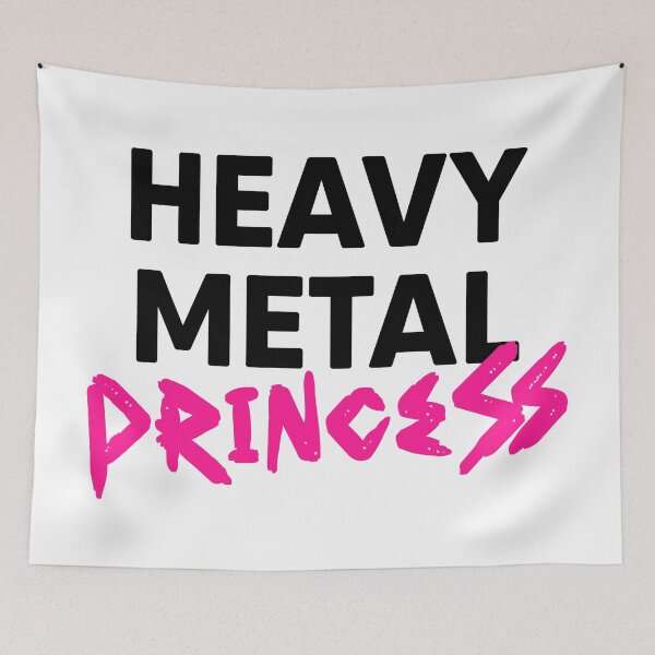 Item preview, Black HEAVY METAL Princess: Rocker Chic Design designed and sold by RiciPaneto.