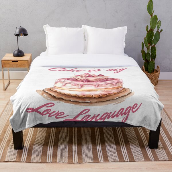 Aperçu de l'œuvre Le gâteau est ma langue d'amour créée et vendue par Croclair.