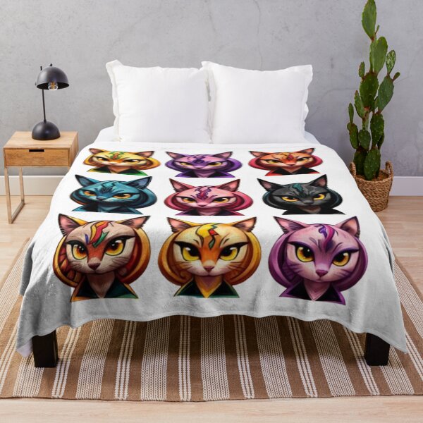 Item preview, seamless pattern sphinx cat and rainbow designed and sold by Iiibear888.