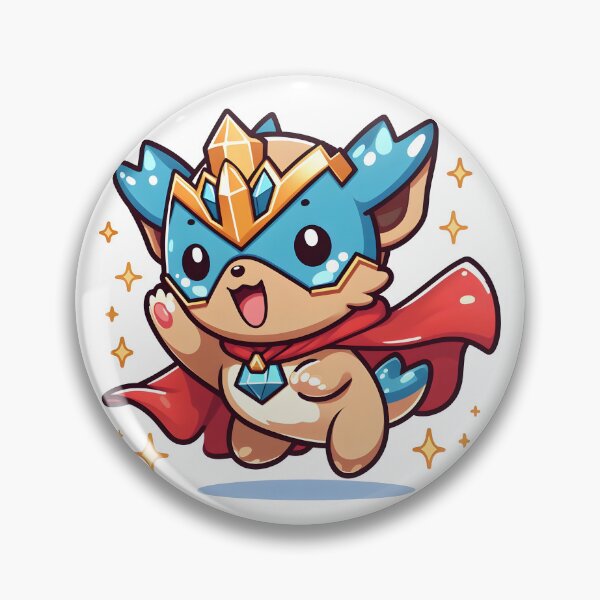 Item preview, Kawaii Precious Cerberus With Superhero Cape designed and sold by CanvasCutie.