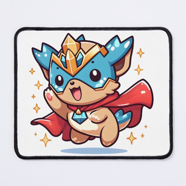 Item preview, Kawaii Precious Cerberus With Superhero Cape designed and sold by CanvasCutie.