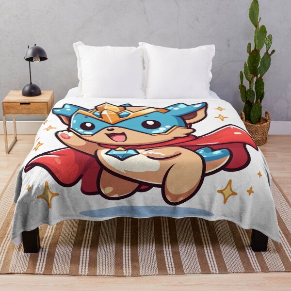 Item preview, Kawaii Precious Cerberus With Superhero Cape designed and sold by CanvasCutie.