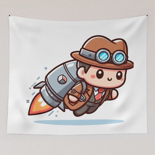 Item preview, Kawaii Detective: Jetpack designed and sold by CanvasCutie.