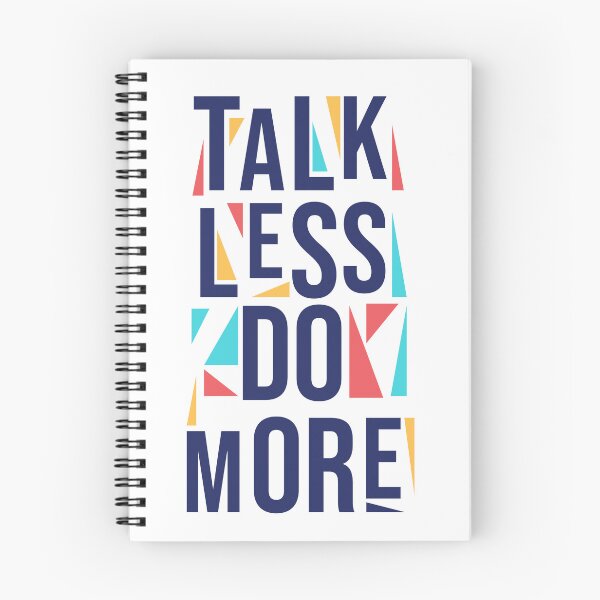 Item preview, Talk less do more  designed and sold by ShopMaxiDesigns.