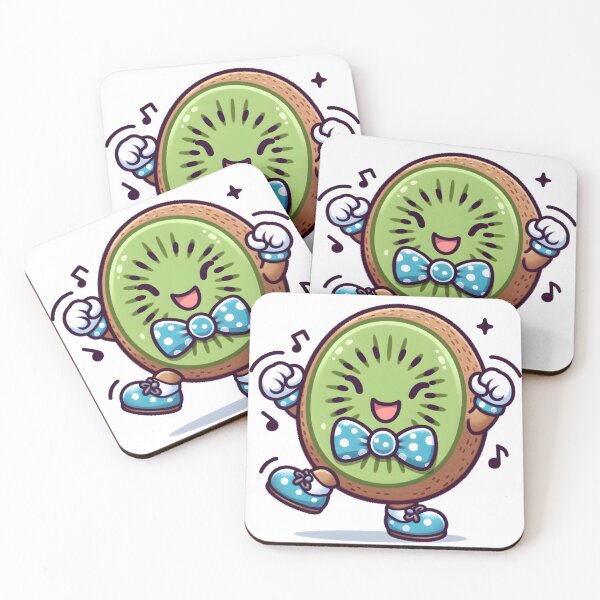 Item preview, Kawaii Kiwi With Bow Tie designed and sold by CanvasCutie.