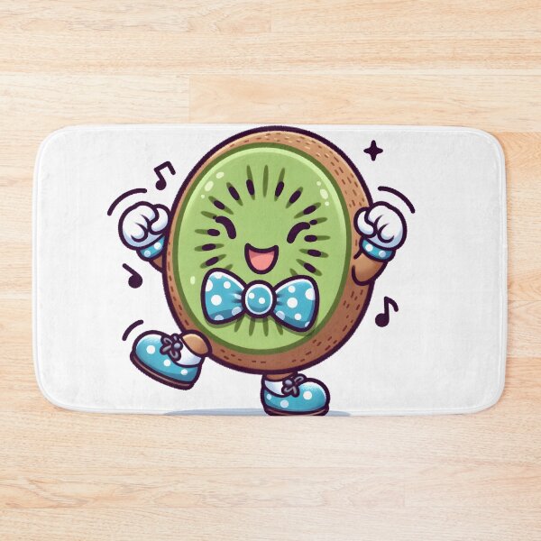 Item preview, Kawaii Kiwi With Bow Tie designed and sold by CanvasCutie.