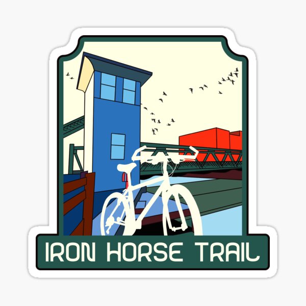 Item preview, Iron Horse Trail- cycling designed and sold by Moritz Schwäble.