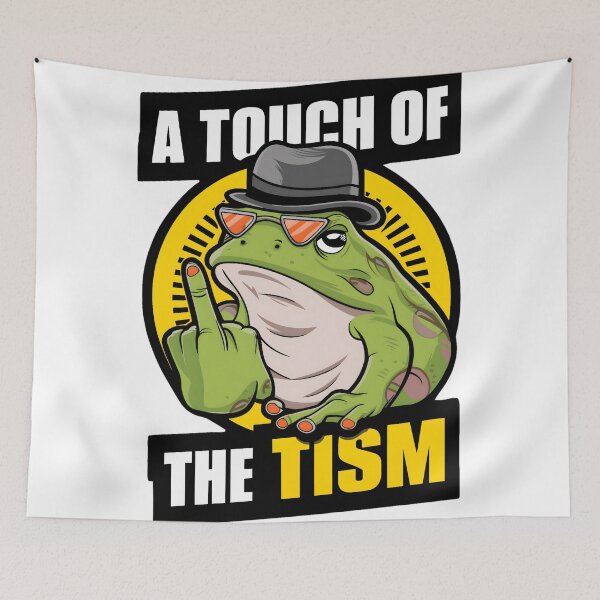 Item preview, Tism Frog I May Have A Touch of The Tism designed and sold by KitonicTees.