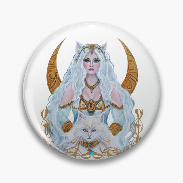Item preview, Bastet Egyptian goddess art by Renee L Lavoie designed and sold by Renee Lavoie.