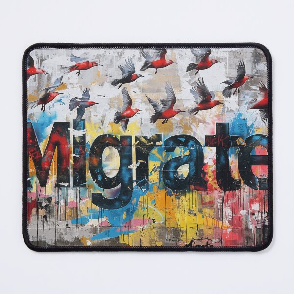 Item preview, Migratory Birds Urban Mural designed and sold by palmyst.