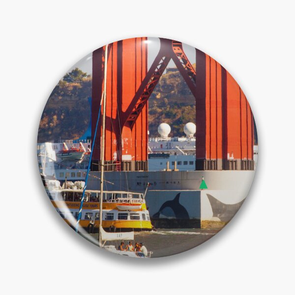 Item preview, pilares da ponte. Tejo. boats designed and sold by Tereza Pilar  Art.