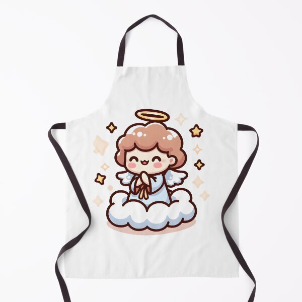Item preview, Kawaii Giggly Angel With Angelic Robe designed and sold by CanvasCutie.