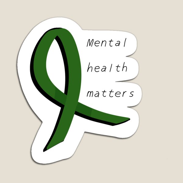 Item preview, Mental health matters sticker designed and sold by Dragon-Fans.