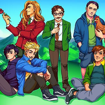 Artwork thumbnail, Stardew Valley Guys by cricketbat