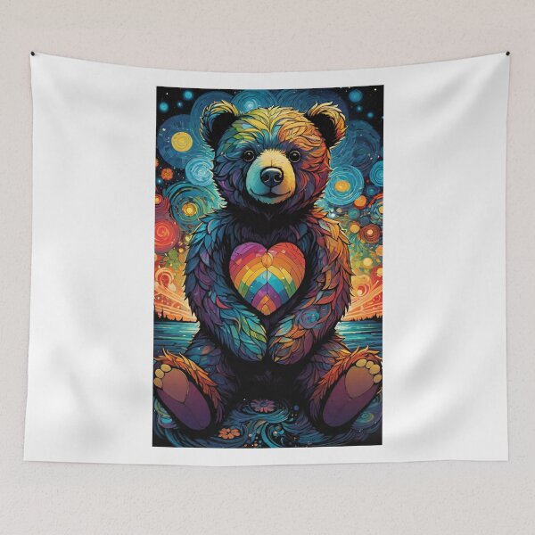 Item preview, Animal, Bear, Brown, Sweety, Stuffed Toy, Teddy Bear, Sweet, Cuddly Toy, Colorful designed and sold by Ciarka.