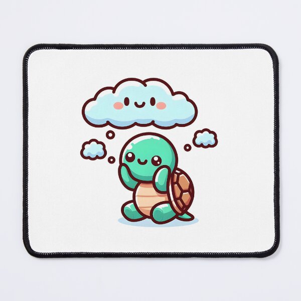 Item preview, Kawaii Turtle With Cloud designed and sold by CanvasCutie.