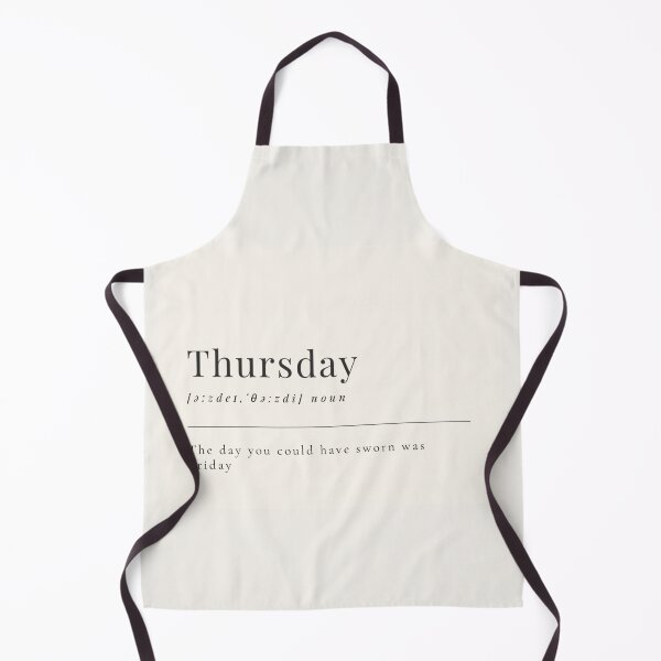 Item preview, Funny Aesthetic Dictionary Definition of 'Thursday' designed and sold by CreativeCanvas6.