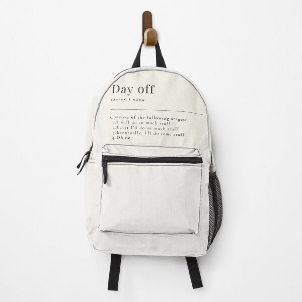 Item preview, Funny Aesthetic Dictionary Definition of 'Day off' designed and sold by CreativeCanvas6.