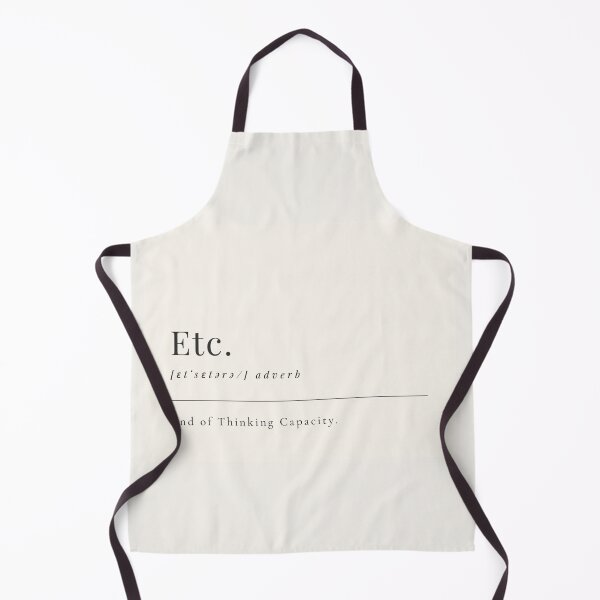 Item preview,  Funny Aesthetic Dictionary Definition of 'Etc' designed and sold by CreativeCanvas6.
