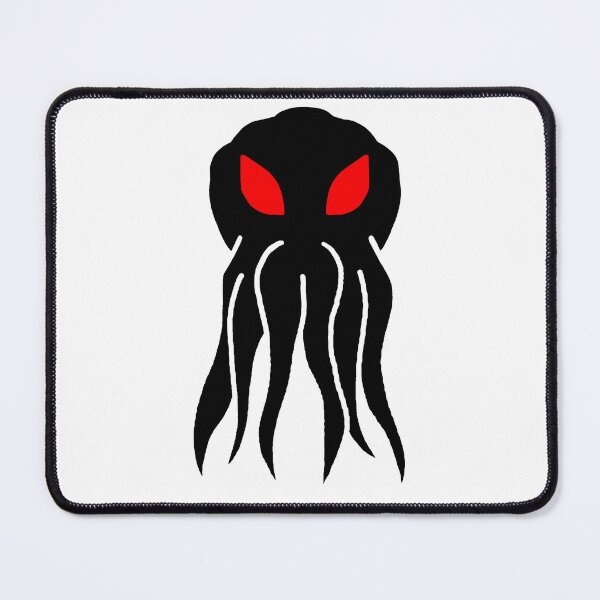 Item preview, Angry Black / White Cthulhu designed and sold by EvilBlacky.