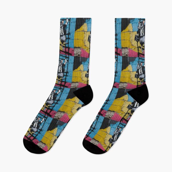 Item preview, Banksy Street Art Colorful Rat Graffiti designed and sold by martin max.