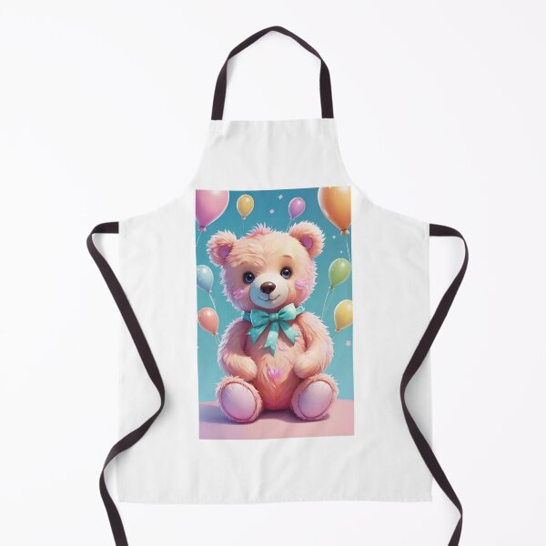Item preview, Animal, Bear, Brown, Sweety, Stuffed Toy, Teddy Bear, Sweet, Cuddly Toy, Colorful, Balloons designed and sold by Ciarka.