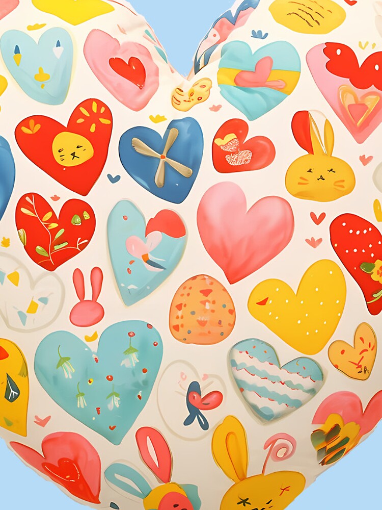 Thumbnail 4 of 4, iPhone Case, Colorful Easter Rabbit Heart designed and sold by RoadMail.