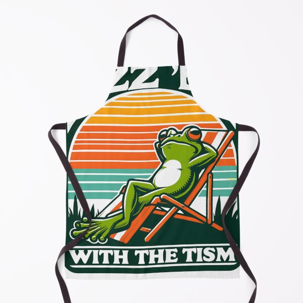 Item preview, Rizz Em With The Tism Funny Tism Frog designed and sold by KitonicTees.